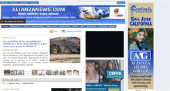 Desktop Screenshot of noticias.alianzanews.com